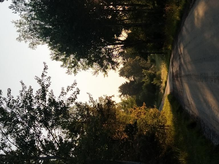 The on-road route